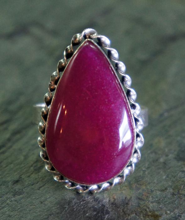 Ruby Red Teardrop