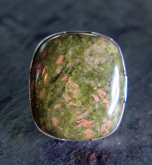 Unakite Green Pink