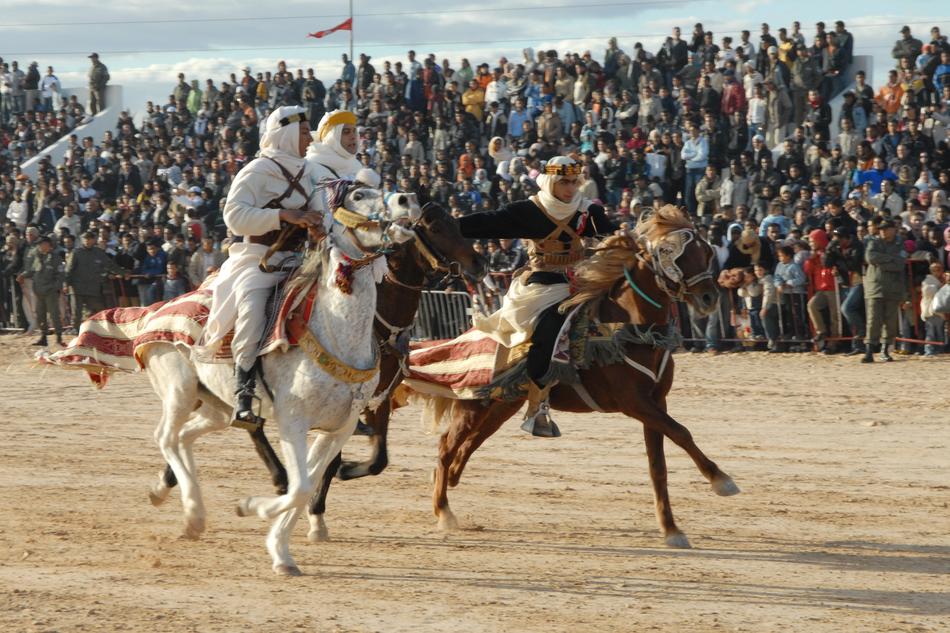 Tunisia Horse Racing Douz