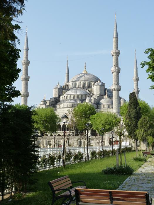 Istanbul Turkey Mosque Blue