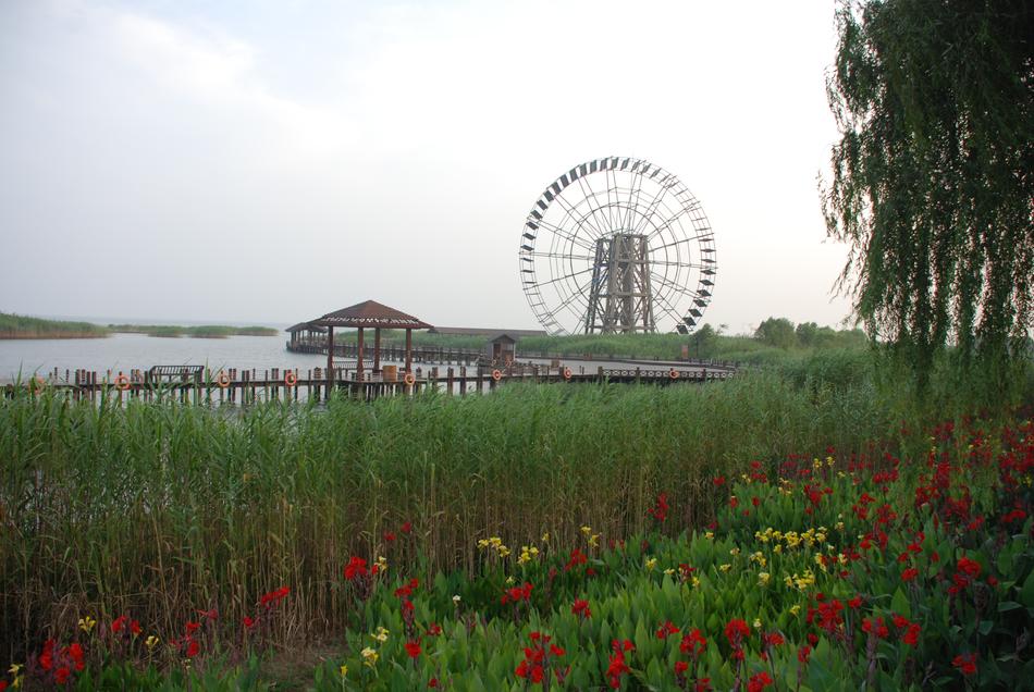 Windmill by the Lake
