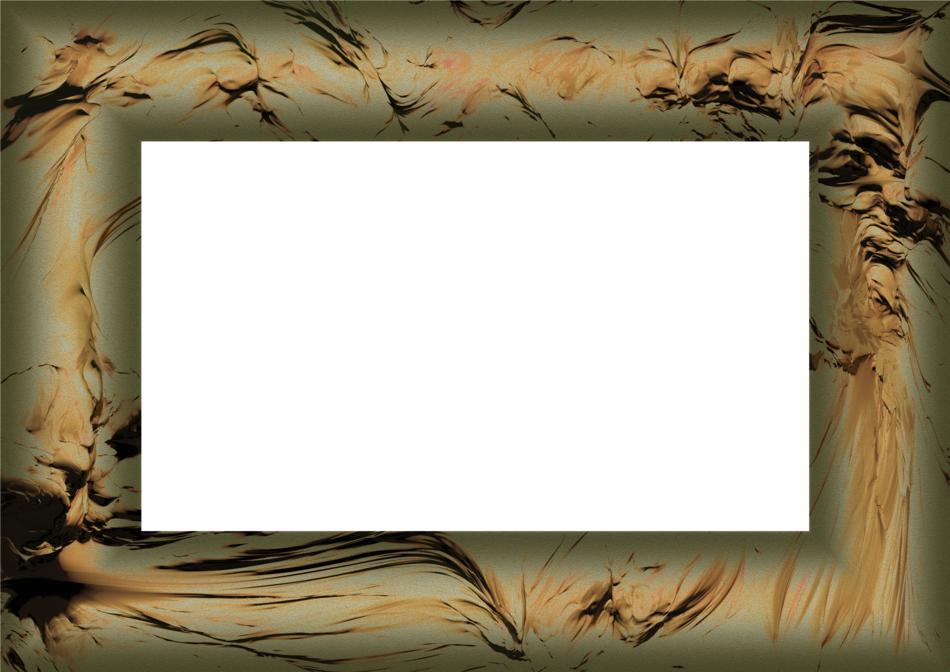 Wooden frame without an image inside