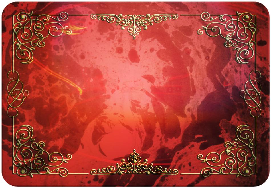 red marble effect label