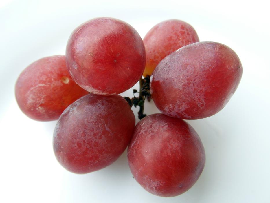 Sweet grapes in a close up shot