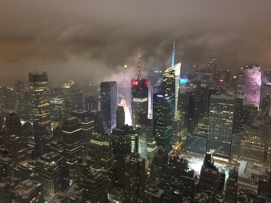 New York Mist Urban Light
