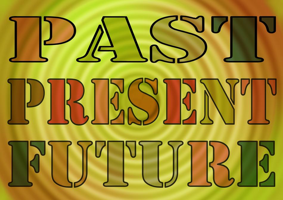 past present forward font wave