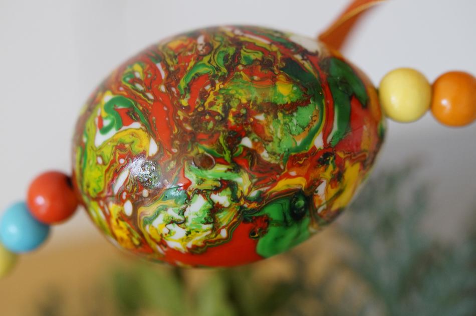 Egg Easter Marbled