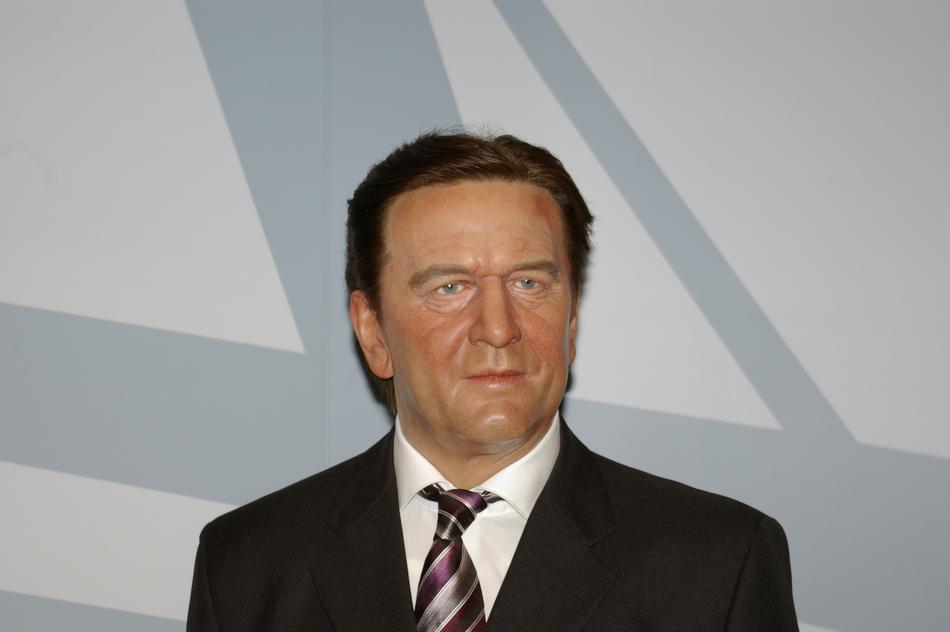 Gerhard Schröder Politician Wax