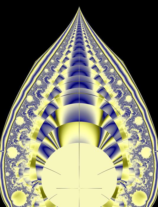fractal digital tower art design