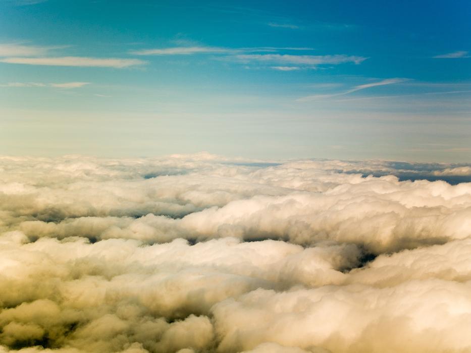 Above The Clouds Blue Sky