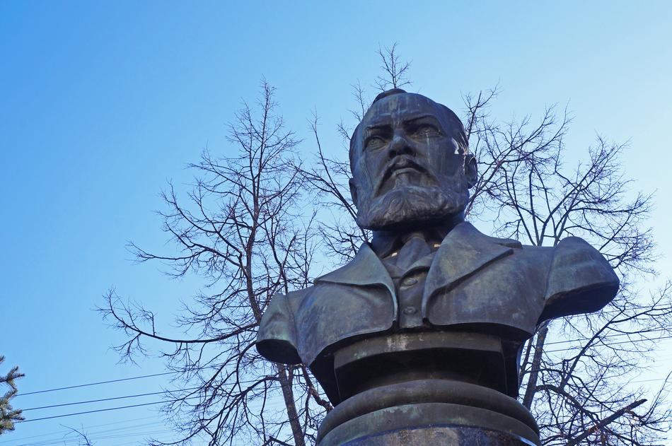 Bust Statue Sky