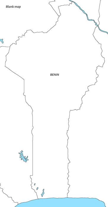 white map beniin benin map empty