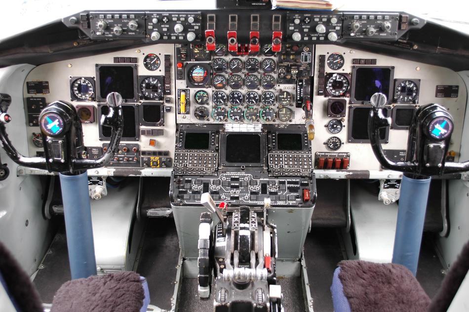 Cockpit Airplane Controls