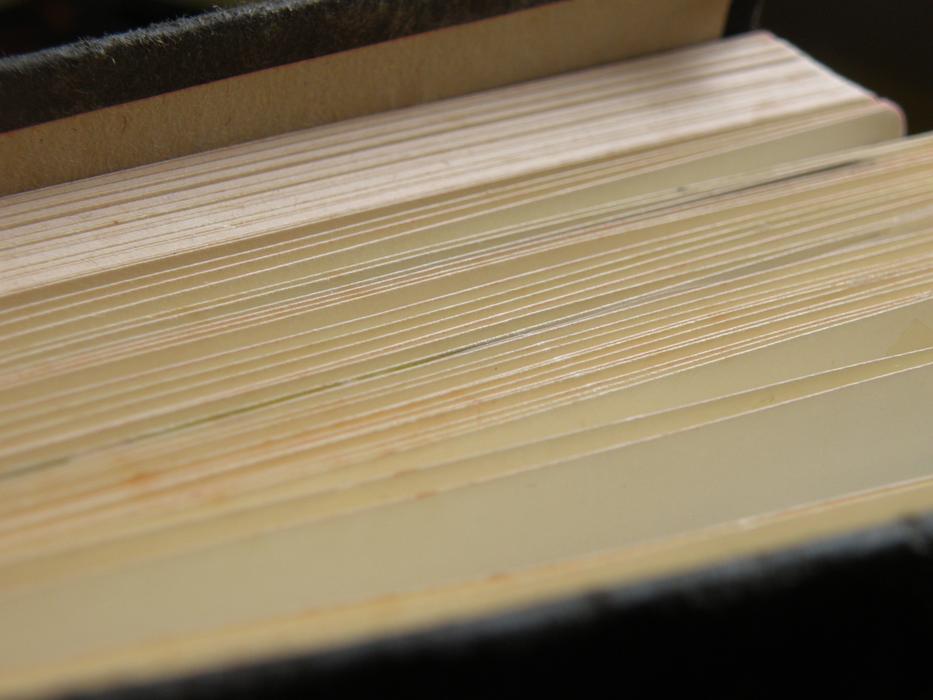 Page Yellowed Book