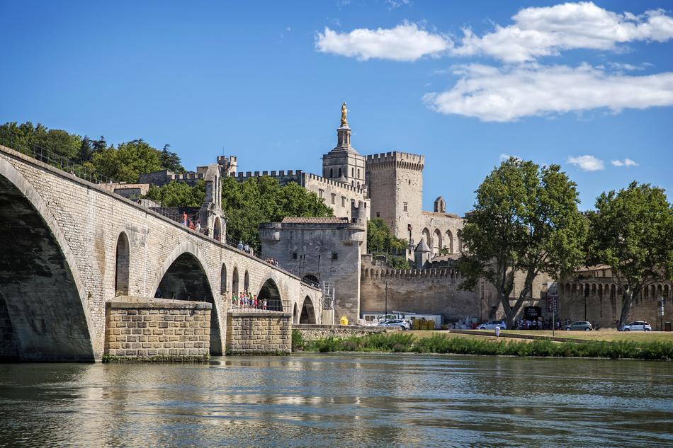 Bridge Of Avignon Vaucluse in France