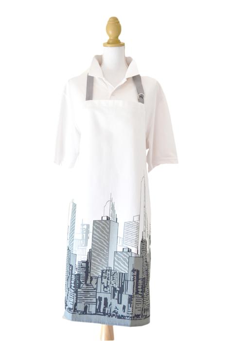 Apron Cityscape Grey