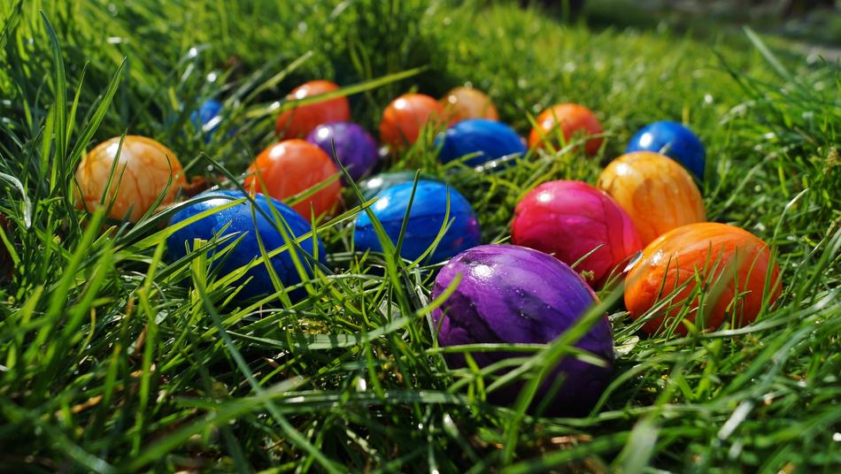 Easter Eggs Color In The