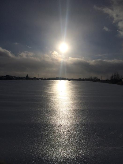 Winter Sun Ice