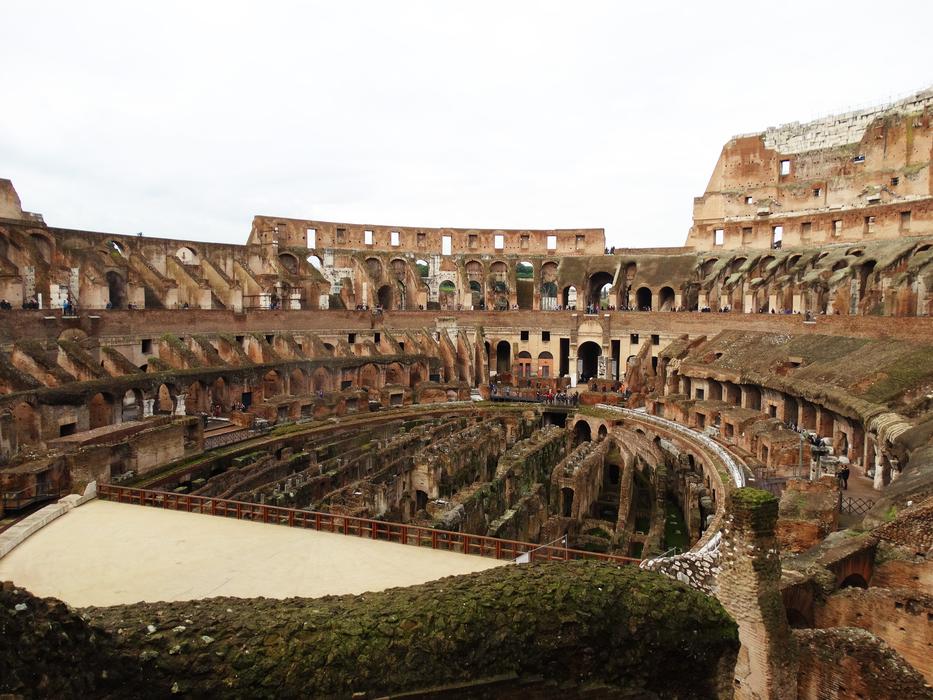 Ancient amphitheater in rome