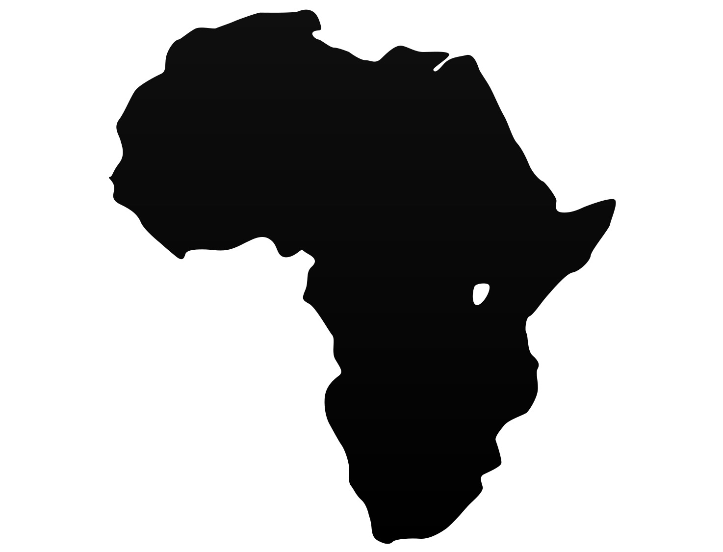 Africa Map Outline Silhouette Free Image Download   6191016 