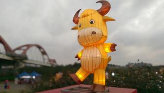 The Lantern Festival Cow Flower