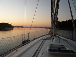 Dawn Sailing Boat