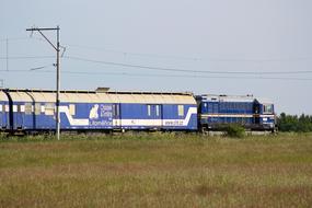 Arbeitszug Blue Diesel Locomotive