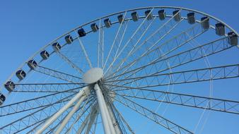 Blue Sky Giant Wheel Ferris