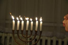 Candle Flames Blow Out