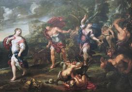 Bacchus Arianna Painting The