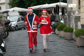 Marathon Santa Claus Race