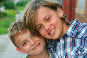 Brothers Portrait Blond
