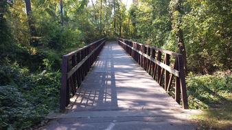 Footbridge Bikepath Vermont