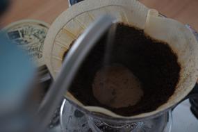 brewing delicious coffee