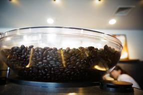coffee beans in plate