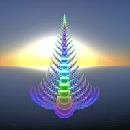 fractal fantasy christmas tree