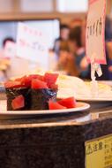 Sushi Round And Tuna