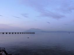 Lake Jetty Sirmione