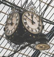Clock Vintage Retro Rail
