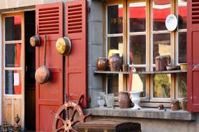 Pots Pans Copper Vintage