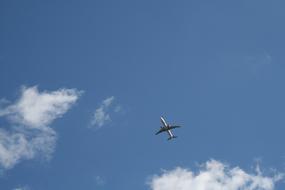 Sky Plane Clouds