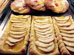 savory pastries with fruit