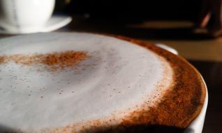 coffee with chocolate chip