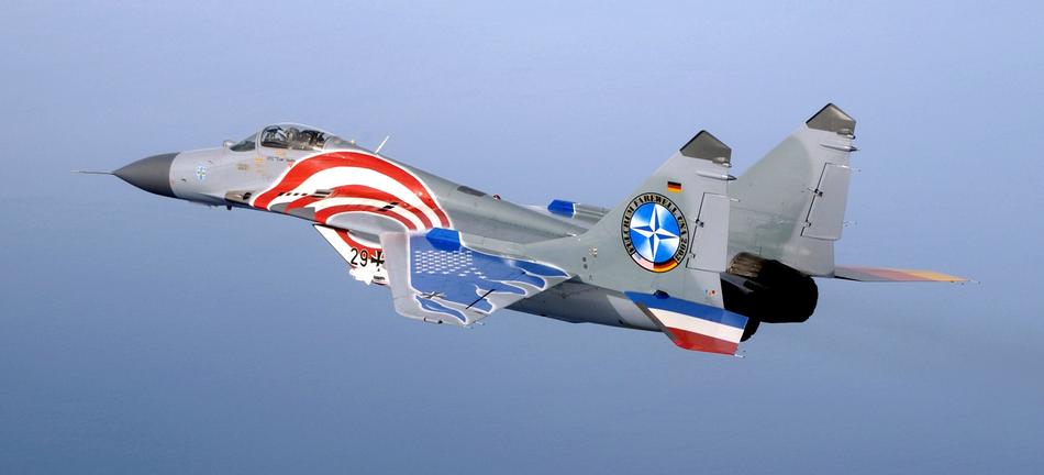 Air fighter flying in the sky