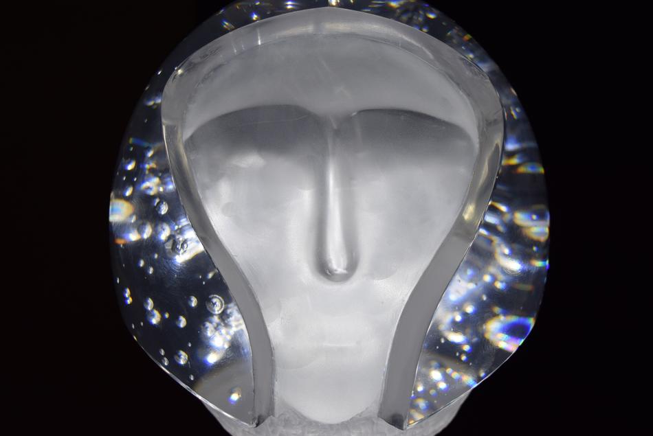 Sculpture Transparent Head