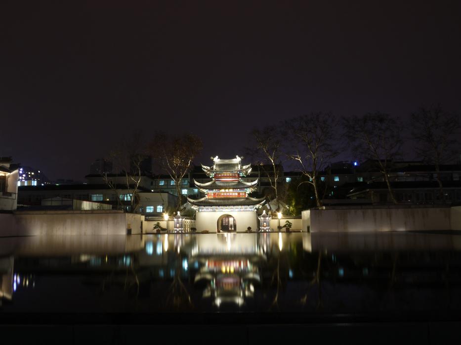 Water Features Night View