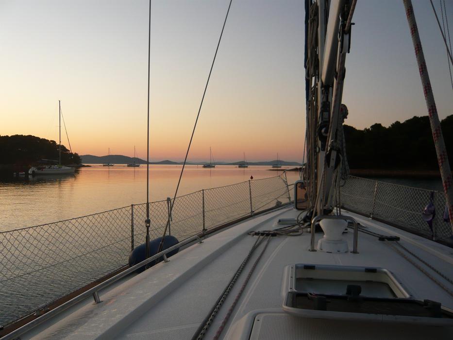 Dawn Sailing Boat