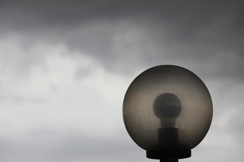Lamp Circle Grey
