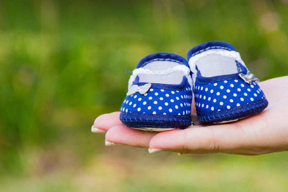 Baby Gestation blue Slippers