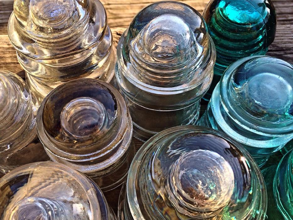 Insulators Glass Antique